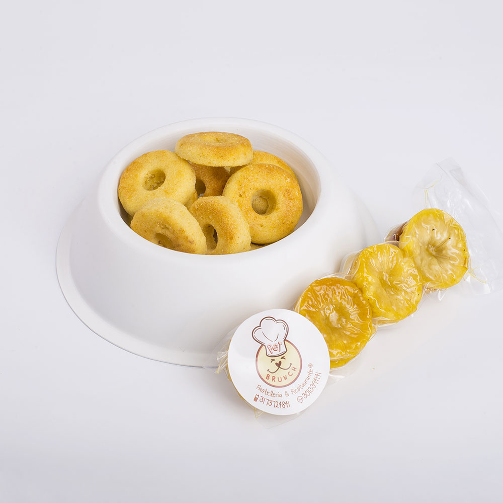 ROSQUILLAS QUESO CHEDDAR Y COCO - Pet Brunch Desarrollo
