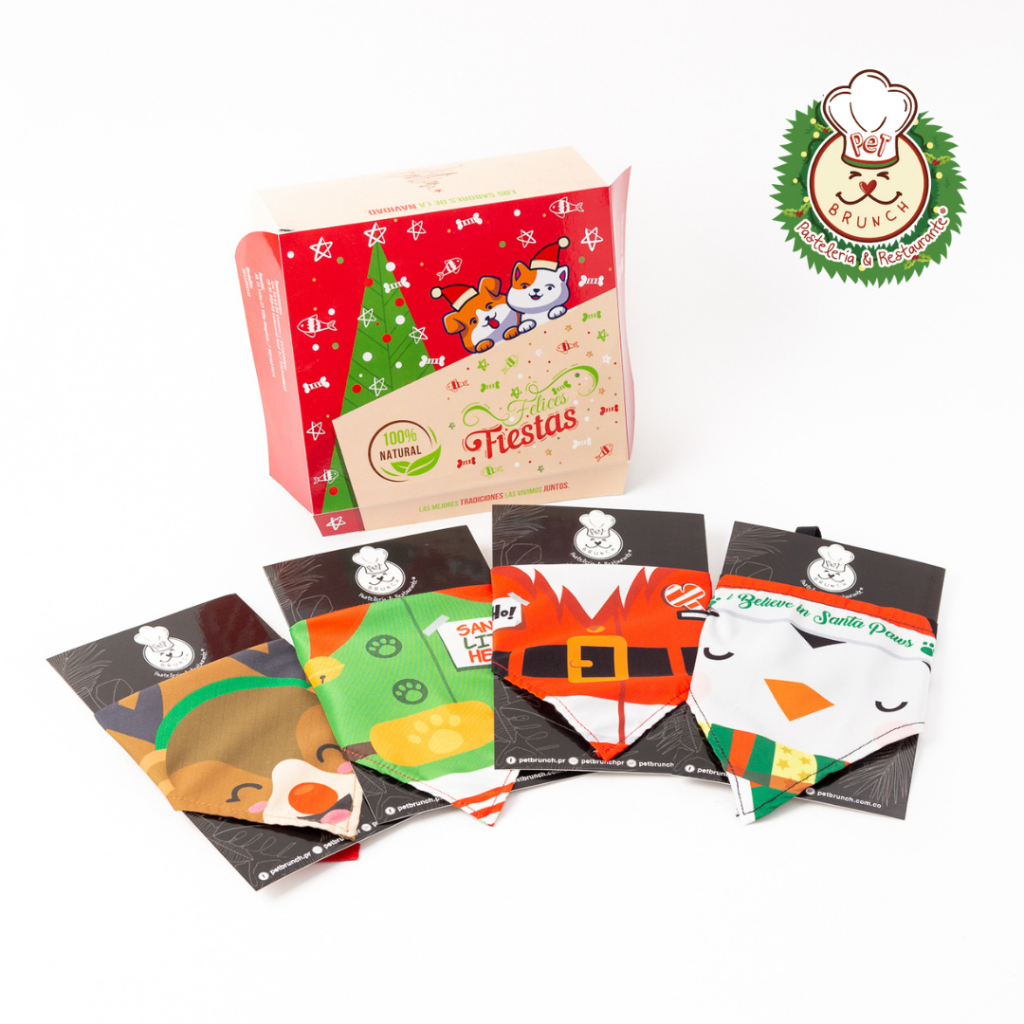 SET PAÑOLETA NAVIDAD - Pet Brunch Desarrollo